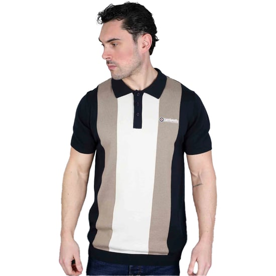 Lambretta - Poloshirt für Herren, Jerseyware (Marine/Nussbraun/Silber) - Image 4
