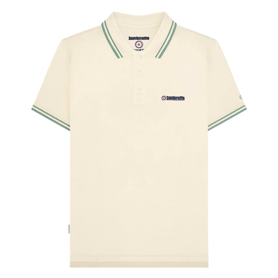 Lambretta - "SS25" Poloshirt für Herren (Tofu/Eisberg Grün) - Image 1