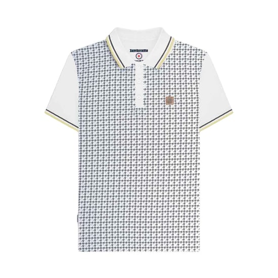 Lambretta - Poloshirt für Herren (Weiß/Eisen/Silber) - Image 1