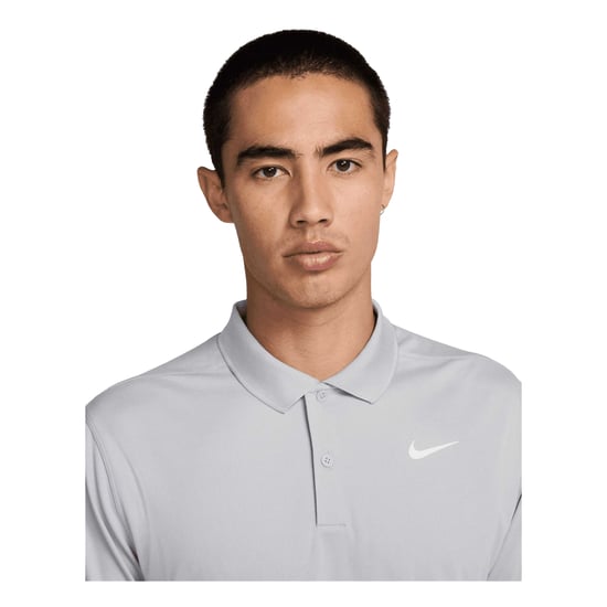 Nike - "Victory" Poloshirt für Herren (Wolfsgrau/Weiß) - Image 3