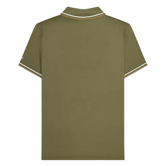 Lambretta - "SS25" Poloshirt für Herren (Khakigrün/Silber/Nussbraun) - Image 2