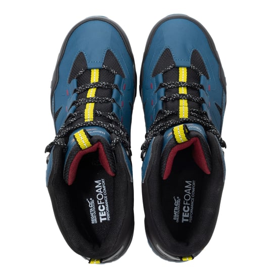 Regatta - "Regen" Wanderschuhe für Herren (Leuchtend Blau/Limone/Rot) - Image 5