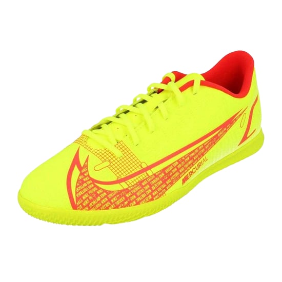 Nike - "Mercurial Vapour 14 Club" Hallenfußballschuhe für Herren (Volt Farbe/Leuchtend Purpur) - Image 3
