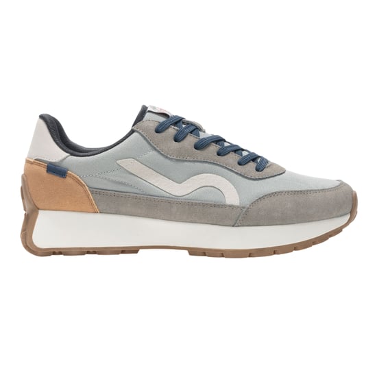 Regatta - "Marine Heritage II" Sneaker für Herren, Wildleder (Grau/Hellbraun/Denim) - Image 1