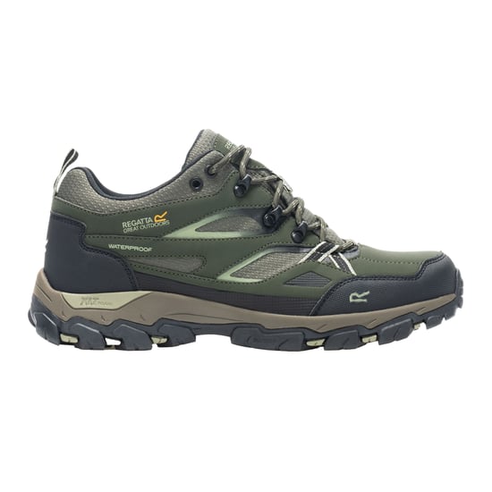 Regatta - Herren Wanderstiefel "Holcombe 3" (Dunkel-Khaki/Leichter Salbei) - Image 1