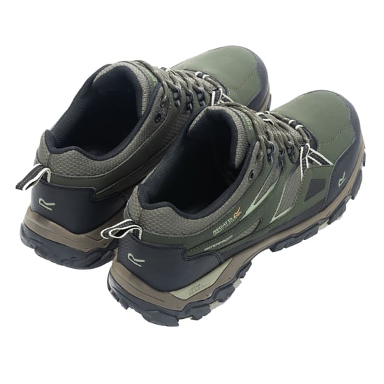 Regatta - Herren Wanderstiefel "Holcombe 3" (Dunkel-Khaki/Leichter Salbei) - Image 2