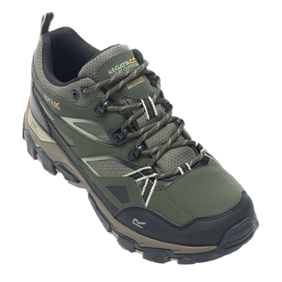 Regatta - Herren Wanderstiefel "Holcombe 3" (Dunkel-Khaki/Leichter Salbei) - Image 4