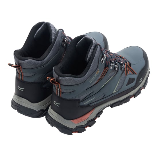 Regatta - Herren Wanderstiefel "Holcombe III" (Dunkler Sturm/Ziegelstein) - Image 2