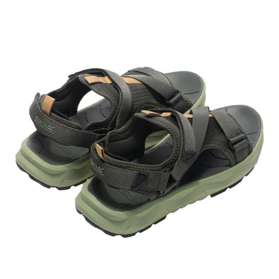 Regatta - "Lito" Sandalen für Herren (Dunkel-Khaki/Holzbraun) - Image 2