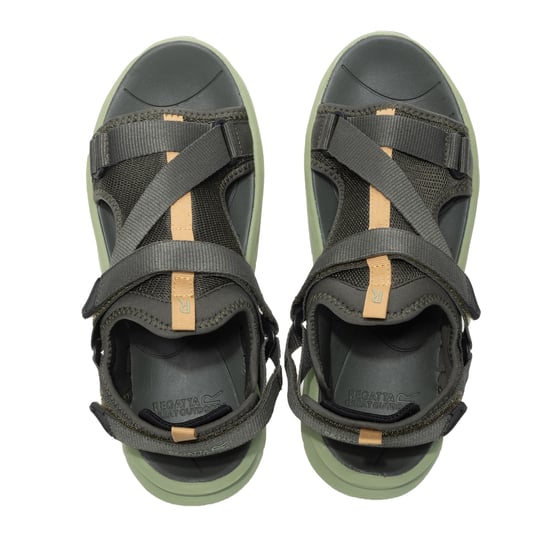 Regatta - "Lito" Sandalen für Herren (Dunkel-Khaki/Holzbraun) - Image 5