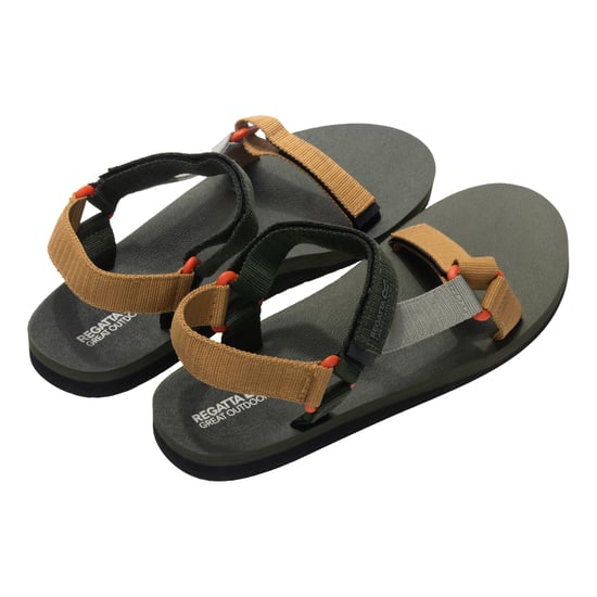 Regatta - Herren Sandalen "Vendeavour" (Dunkel-Khaki/Holzbraun) - Image 2