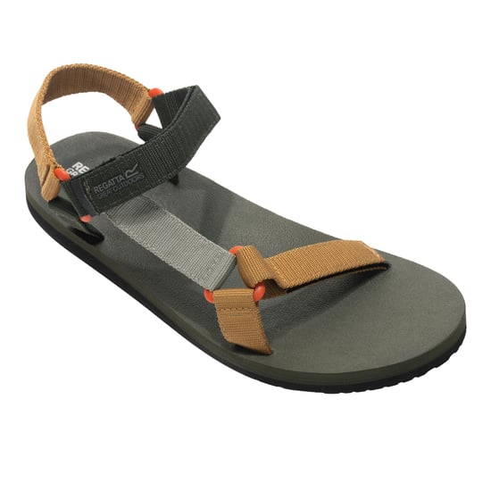 Regatta - Herren Sandalen "Vendeavour" (Dunkel-Khaki/Holzbraun) - Image 4