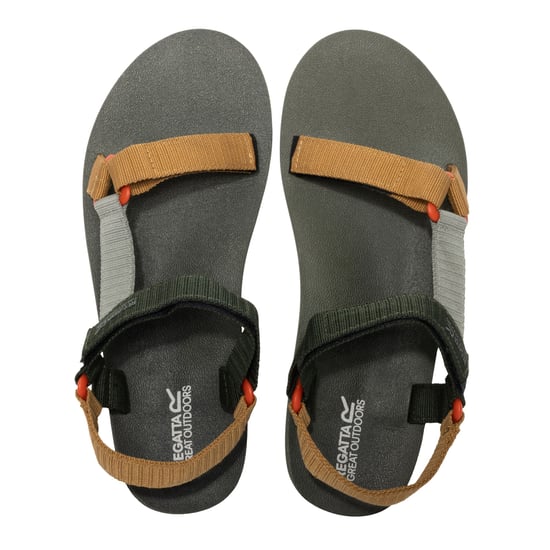 Regatta - Herren Sandalen "Vendeavour" (Dunkel-Khaki/Holzbraun) - Image 5