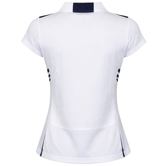 Mizuno Wom Hex Rect Damen Polo-Shirt Weiß - Image 3