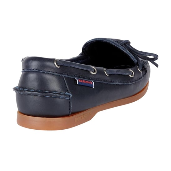 Sebago - "Nina" Bala Mokassin für Damen, Wachsleder (Marineblau/Gummi Rosa) - Image 2