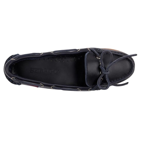 Sebago - "Nina" Bala Mokassin für Damen, Wachsleder (Marineblau/Gummi Rosa) - Image 3