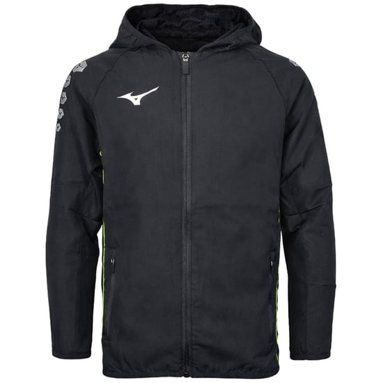 Mizuno Team Micro Kinderjacke Schwarz - Image 1