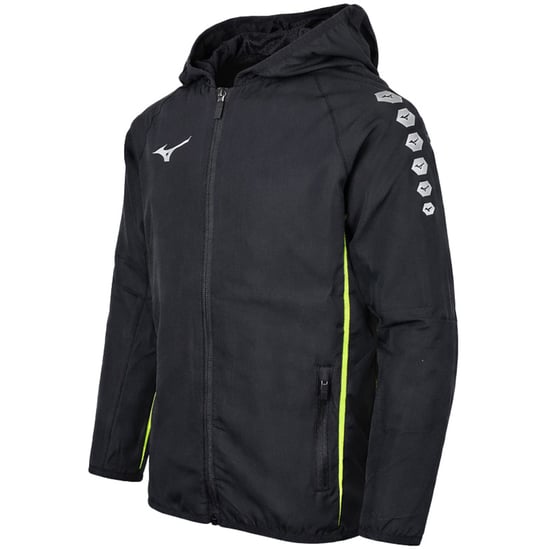 Mizuno Team Micro Kinderjacke Schwarz - Image 2