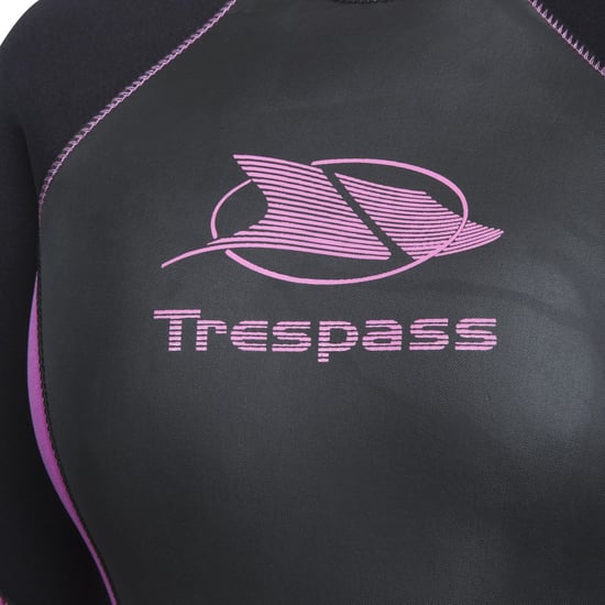 Trespass Womens/Ladies Aquaria Full Length 5mm Neoprenanzug (Schwarz) - Image 3