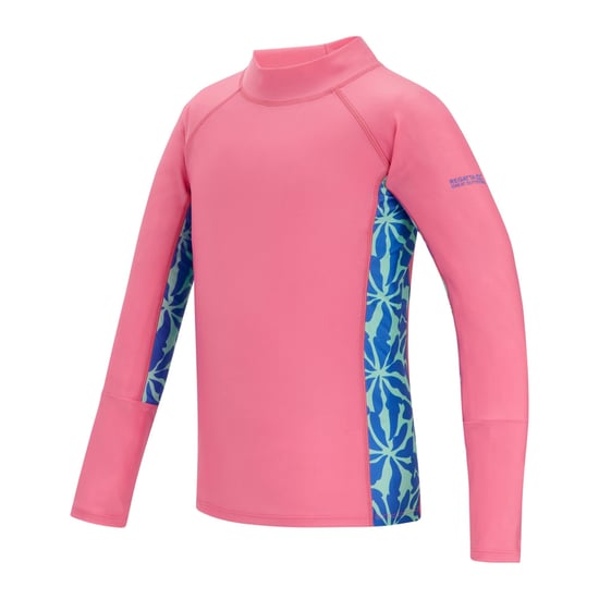 Regatta - "Hoku II" Schwimm-Top für Kinder (Pink Lemonade/Sonic-Blau) - Image 3