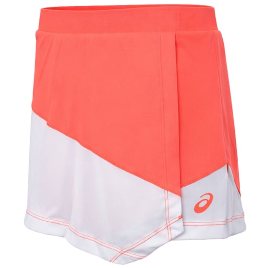 Asics Club Kinder Tennisrock Orange/Weiß - Image 2