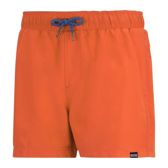 Regatta - "Mawson II" Badeshorts für Herren (Tigerlilien-Orange/Sonic-Blau) - Image 3