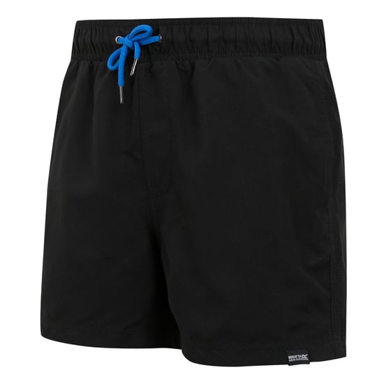 Regatta - "Mawson II" Badeshorts für Herren (Schwarz/Sonic-Blau) - Image 3