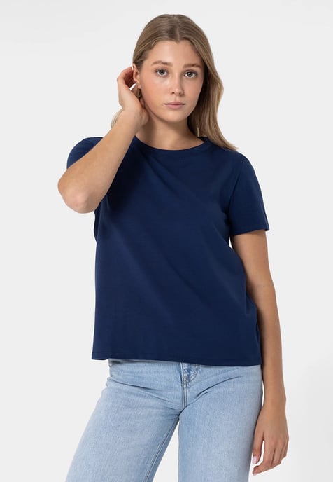 Crew-neck Premium T-Shirt MARINEBLAU - Image 2