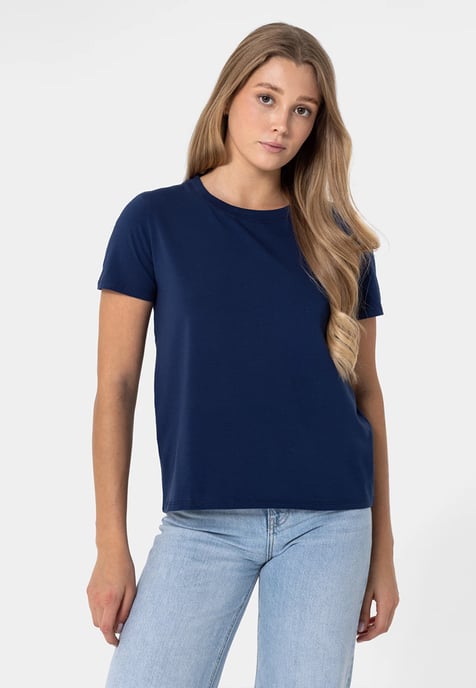 Crew-neck Premium T-Shirt MARINEBLAU - Image 3