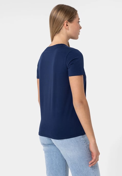 Crew-neck Premium T-Shirt MARINEBLAU - Image 4