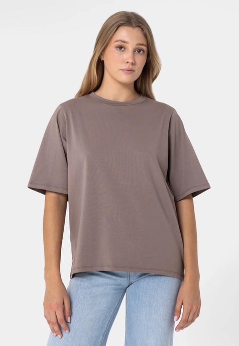 Oversized Premium T-Shirt DUNKELBEIGE - Image 2