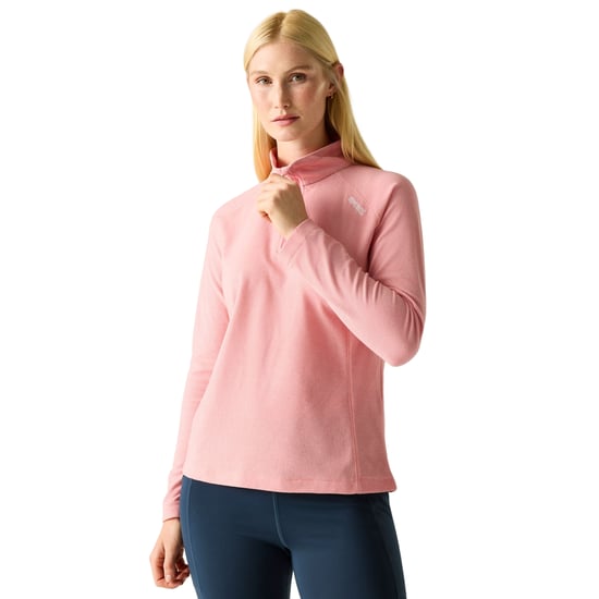 Regatta Great Outdoors Damen Fleece-Top Montes mit 1/4-Reißverschluss (Pfirsichfarben) - Image 4