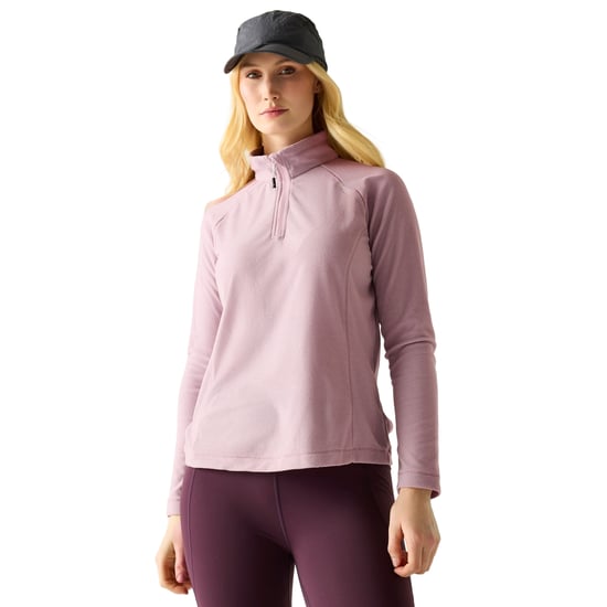 Regatta Great Outdoors Damen Fleece-Top Montes mit 1/4-Reißverschluss (Puderlila) - Image 4