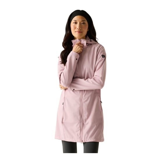 Regatta - "Carisbrooke" Jacke, wasserfest für Damen, Softshell (Puderlila) - Image 4