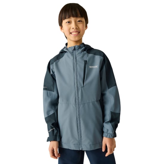 Regatta - "Calderdale II" Jacke, wasserfest für Kinder (Blassblau/Nachthimmel) - Image 2