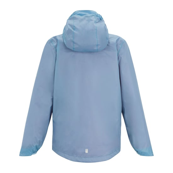 Regatta - "Lever" Shelljacke für Kinder, Wasserfest (gewaschenes Denim/Pfirsichfarben) - Image 2