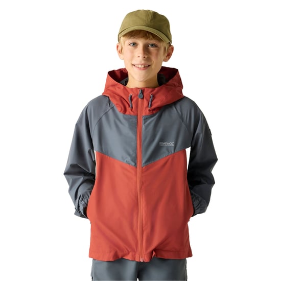 Regatta - "Hanleigh" Jacke, wasserfest für Kinder (Ziegelstein/Klosterstein/Dunkler Sturm) - Image 4