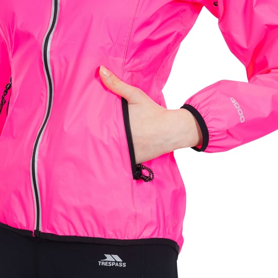 Trespass Damen Beaming Packaway-Jacke, Neonfarben (Neonpink) - Image 5