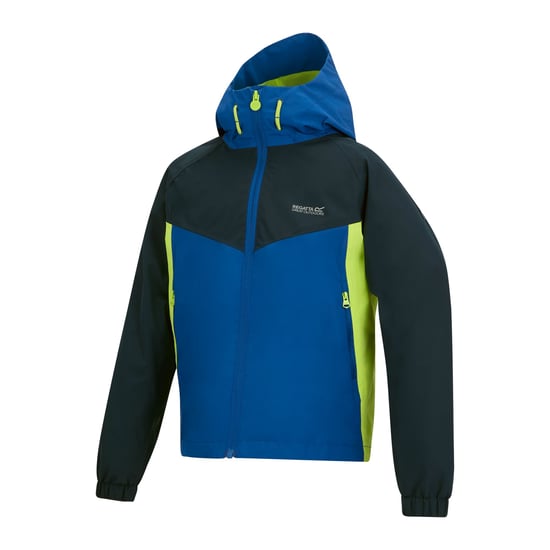 Regatta - "Hanleigh" Jacke, wasserfest für Kinder (Königsblau/Leuchtend Grün) - Image 3