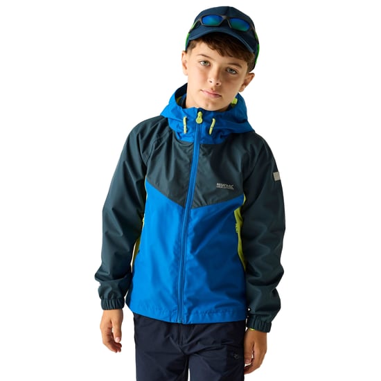 Regatta - "Hanleigh" Jacke, wasserfest für Kinder (Königsblau/Leuchtend Grün) - Image 4