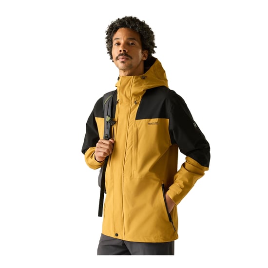 Regatta - "Freesdale" Jacke, wasserfest für Herren (Holzbraun/Schwarz) - Image 4