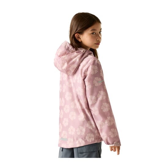 Regatta - "Lever II" Jacke, wasserfest für Kinder (Puderlila/Rosa Nebel) - Image 4