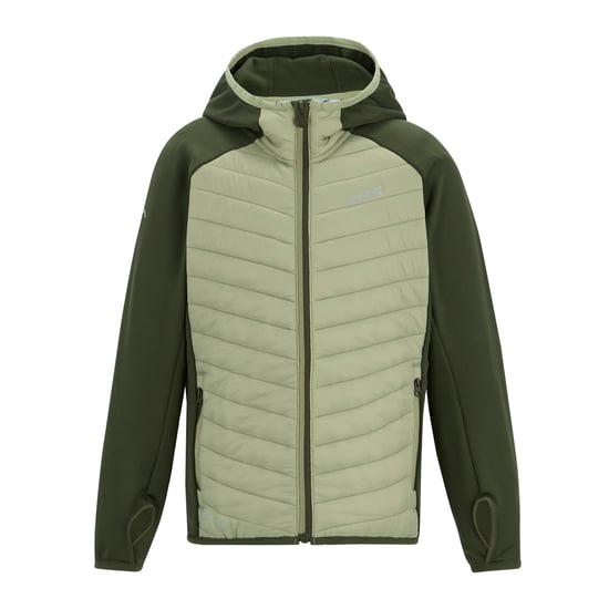Regatta - "Andreson" Steppjacke für Kinder, Hybrid (Dunkel-Khaki/Leichter Salbei) - Image 1