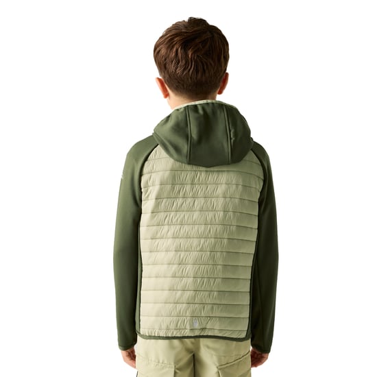 Regatta - "Andreson" Steppjacke für Kinder, Hybrid (Dunkel-Khaki/Leichter Salbei) - Image 5