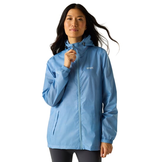 Regatta Damen Regenjacke Pk It Jkt III mit Kapuze, wasserfest (gewaschenes Denim) - Image 4