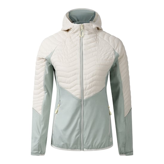 Dare 2B - "Air Lite" Jacke für Damen, Hybrid (Mandelmilch/Gletschergrün) - Image 1