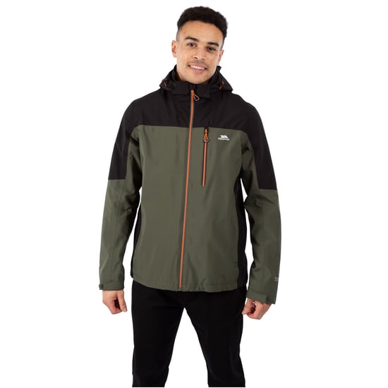 Trespass Herren Outdoorjacke Tappin mit Kapuze, wasserfest (Efeu) - Image 5