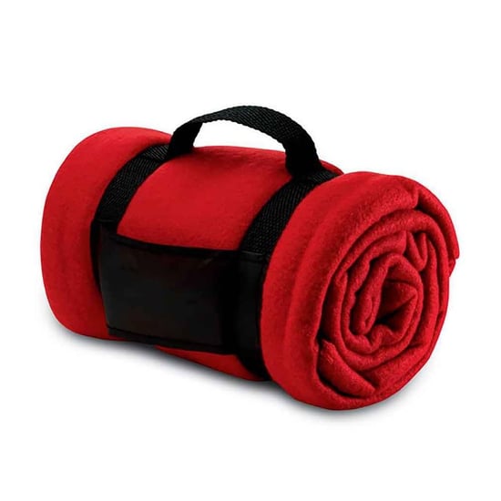 SOLS - Decke "Stavenger", Fleece, Karo (Rot) - Image 1