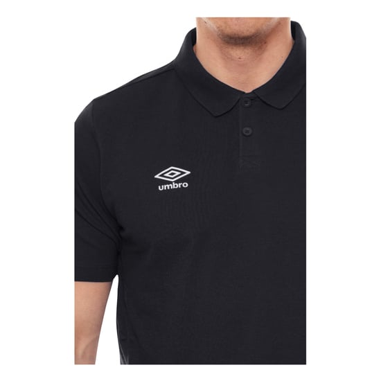 Umbro - "Essential" Poloshirt für Jungen (Schwarz/Weiß) - Image 3