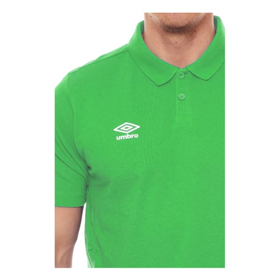 Umbro - "Essential" Poloshirt für Jungen (Smaragd/Weiß) - Image 3